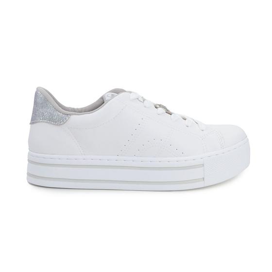 Imagem de Tênis Feminino Via Marte Casual Flatform Branco - 2311807