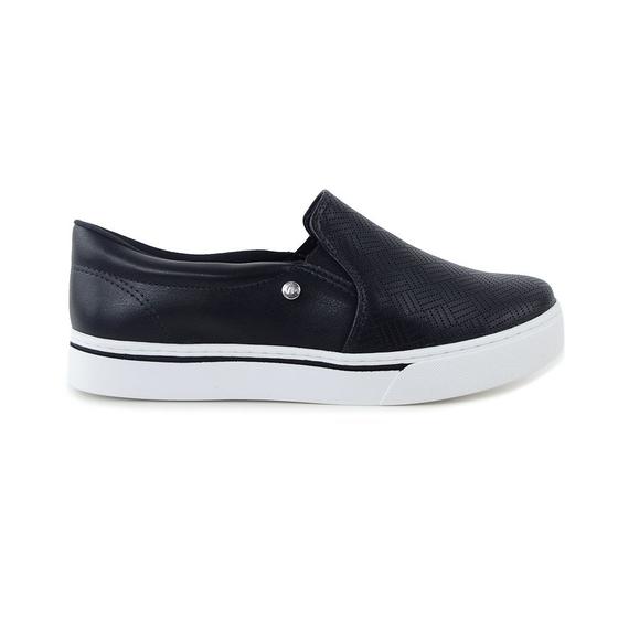 Imagem de Tênis Feminino Via Marte Slip On Preto - 235201