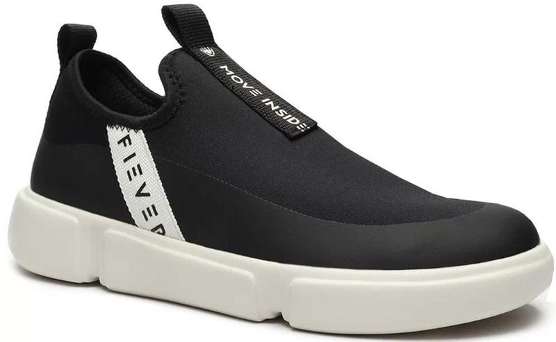 Slip Fiever Fiever Preto Tenis Fiever Knit Preto Masculino Tenis