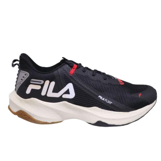 Imagem de Tenis fila float pacer masculino preto vermelho branco