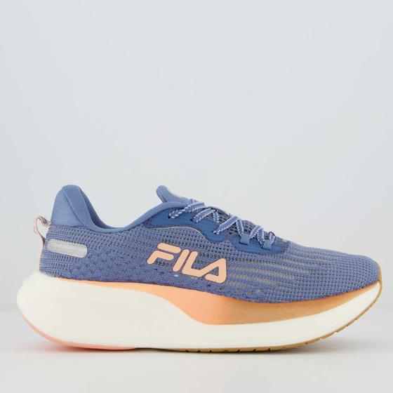 Imagem de Tênis Fila Racer Speezone Feminino Azul e Coral