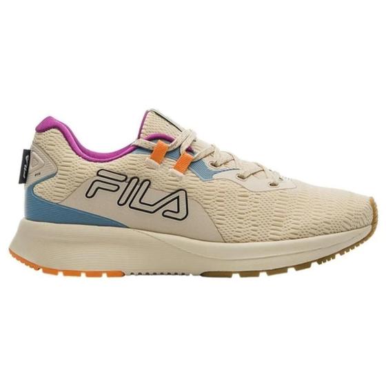 Imagem de Tenis fila ride feminino bege rosa azul