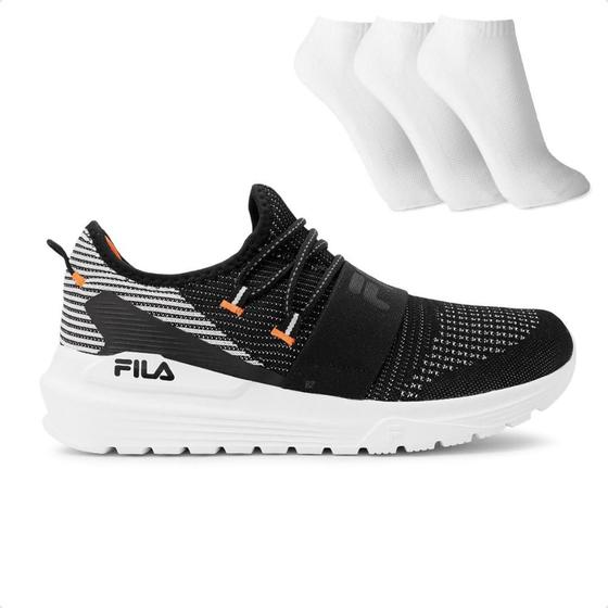 Tênis Fila Trend 3.0 Masculino + 3 Pares de Meias Menor preço em Tênis Fila Trend 3.0 Masculino + 3 Pares de Meias