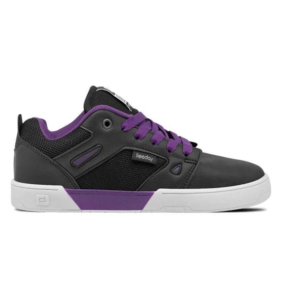 Imagem de Tênis freeday skate sonar preto/ purple