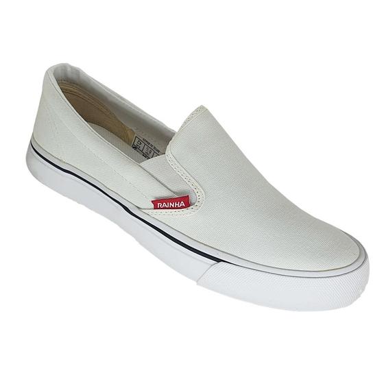 Lona Tenis Iate Branco Masculino Rainha Tênis Rainha Iate Iv E