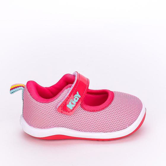 Imagem de Tênis Infantil Bebê Calce Fácil Kidy Colors Sandal Rosa