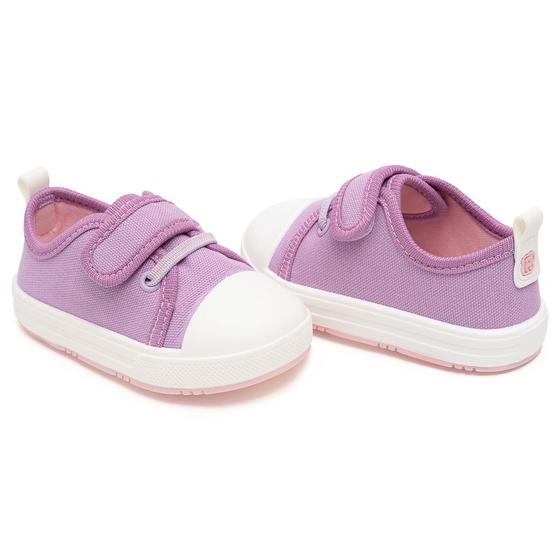 Imagem de Tenis Infantil Bebe Pimpolho 28439C Lilás Tam 16 a 21