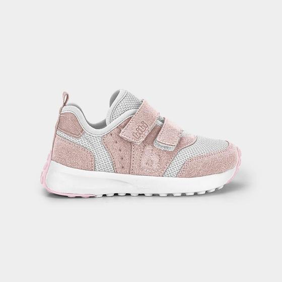 Imagem de Tênis Infantil Bibi Jogging Rosa com Branco