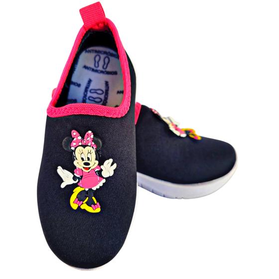 Imagem de Tênis Infantil Calce Fácil Meia Led Menino Menina Criança Shoes Kids Sem Cadarço Confortável
