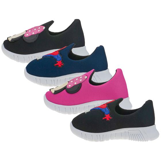 Tênis Infantil Calce Fácil Meia Personagens tenis barato infantil Menor preço em Tênis Infantil Calce Fácil Meia Personagens tenis barato infantil