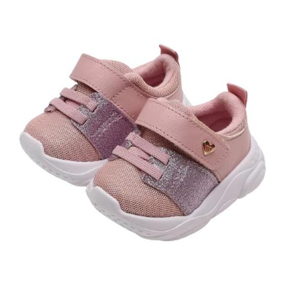 Imagem de Tenis Infantil Casual/Retro Com Glitter Molekinha 2715.104