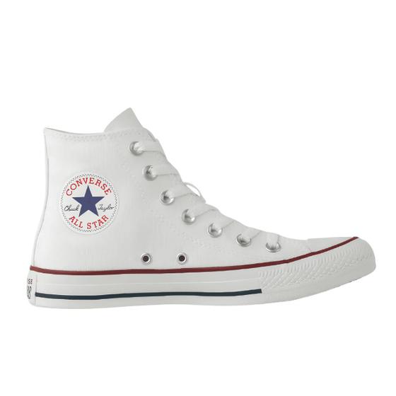 Imagem de Tênis Infantil Converse Original Chuck Taylor Canvas Cano Alto Branco