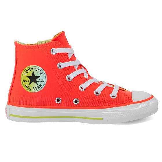 Imagem de Tênis Infantil Converse Original Fall Holliday Lona Laranja Adolescente