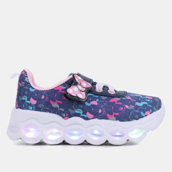 Led Infantil Tenis Da Minnie De Led Tênis De Led Recarregável