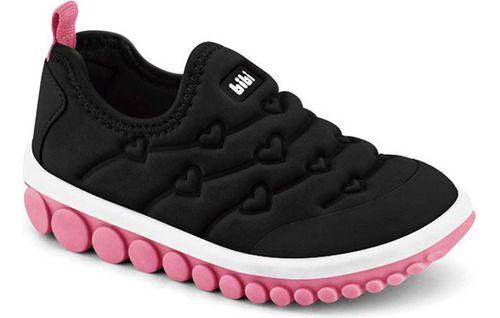 Imagem de Tênis Infantil Feminino Bibi Roller 2.0 Preto Flamingo