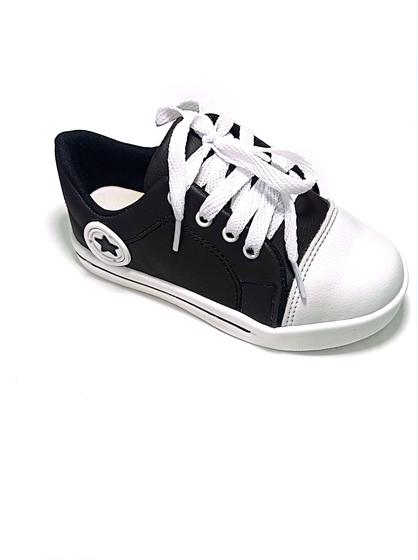 Imagem de Tênis Infantil Feminino e Masculino Juvenil Menina e Menino Criança com cadarço modinha Mod T 01/03