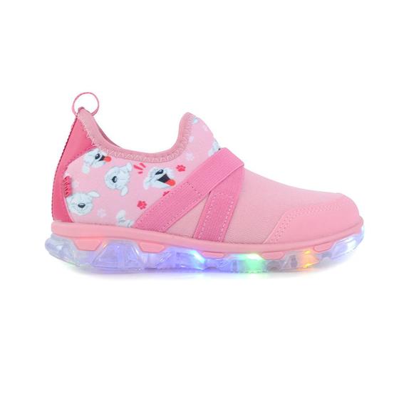 Imagem de Tênis Infantil Feminino Klin Color Light Rosa - 3530