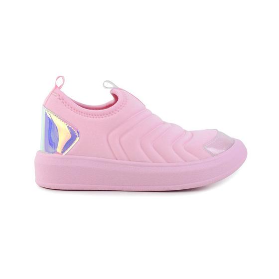 Imagem de Tênis Infantil Feminino Novopé Glitter Rosa Bebê - 9800