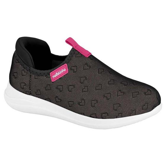Tênis Infantil Feminino Slip On Knit Trama Corações Preto Molekinha 2503.321 Menor preço em Tênis Infantil Feminino Slip On Knit Trama Corações Preto Molekinha 2503.321