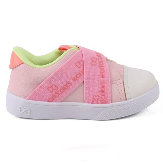 Imagem de Tênis Infantil Feminino World Colors Rosa - 155098