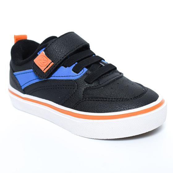 Imagem de Tênis Infantil Klin Freestyle Mini Menino - Preto e Azul