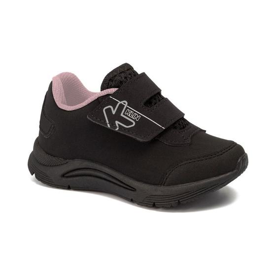 Imagem de Tênis Infantil Klin New Sport Mini Preto e Rosa 199.097