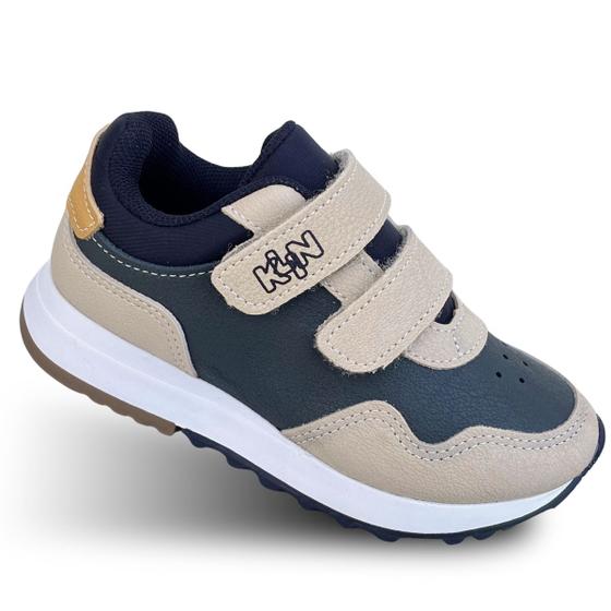 Imagem de Tênis Infantil Klin Walk Masculino Palmilha Anatômica Sem Cadarço De Menino 216101