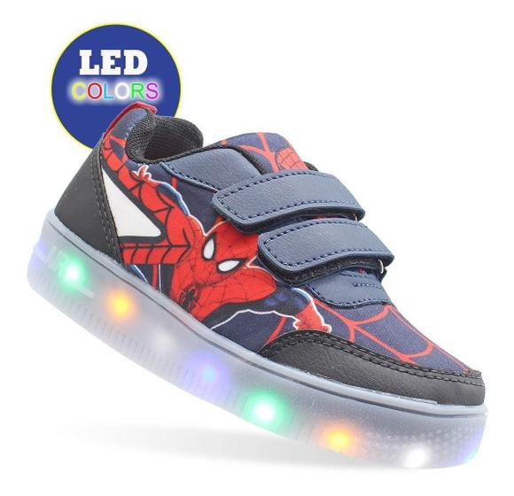 Luzinha Sapato De Led Masculino Infantil Tenis Infantil Luz De Led