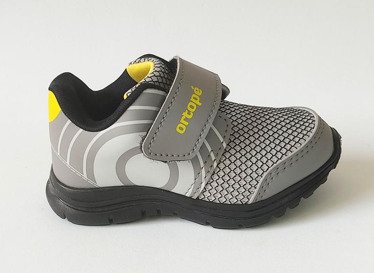 Tênis Infantil masculino Ortopé Joy Comfy grafite Menor preço em Tênis Infantil masculino Ortopé Joy Comfy grafite