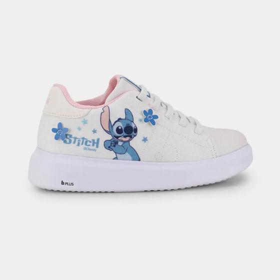 Imagem de Tênis Infantil Menina Bibi Glam com Brilhos Stitch da Disney