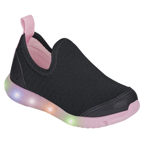 Imagem de Tênis Infantil Menina Flex Light com Led Kidy 020-1184