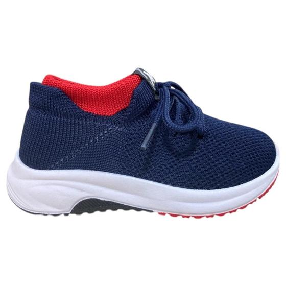 Imagem de tenis infantil molekinho menino cano knit neon