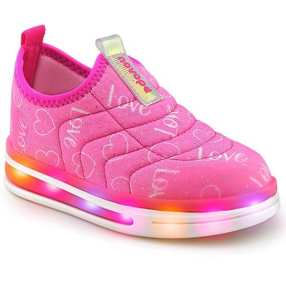 Imagem de Tenis Infantil Novope 72001016 Com Led Meninas