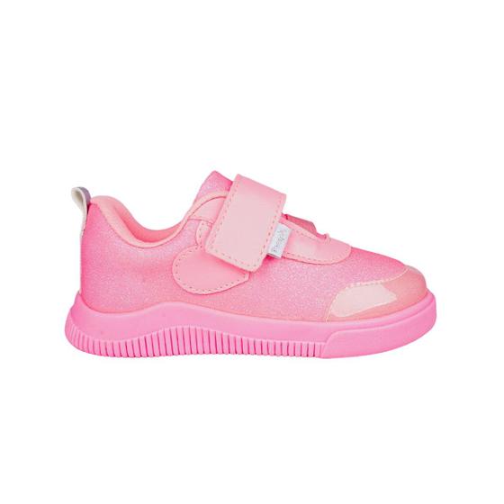 Imagem de Tênis Infantil Pampili Pom Pom Rosa Neon - 6990