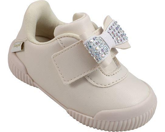 Imagem de Tenis infantil pampili yuyu laço com strass - 720024