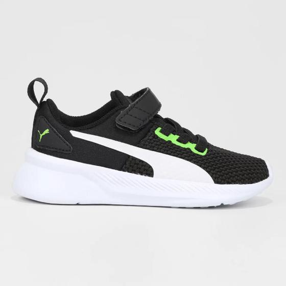 Imagem de Tênis Infantil Puma Flyer Runner V BDP - Verde e Preto