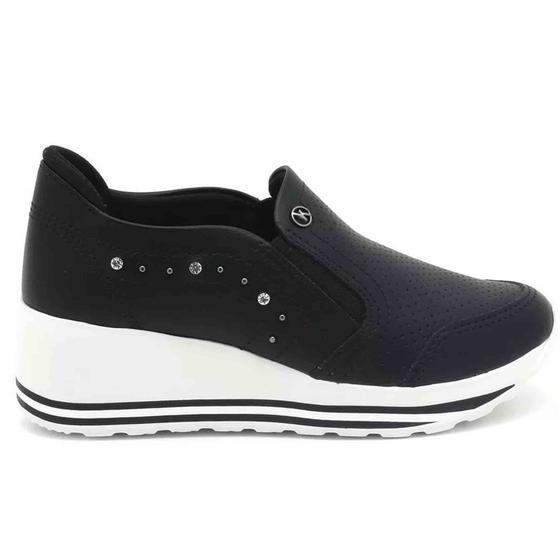 Imagem de Tênis Kolosh Casual Slip On Calce Fácil Conforto Plataforma