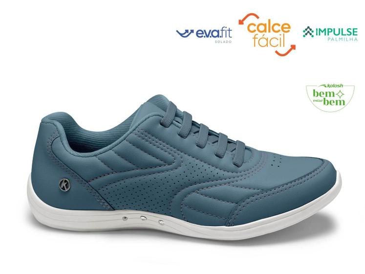 Imagem de Tenis Kolosh Original Feminino Casual Conforto Calce Facil Dia A Dia Detalhes Fashion Sola Eva Leve Lancamento