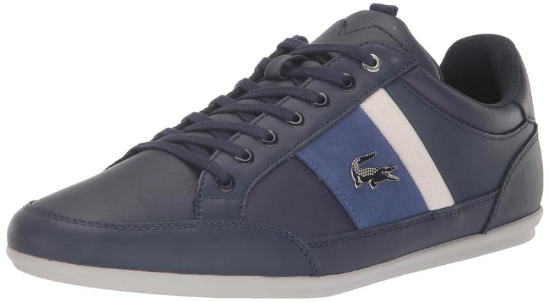 Imagem de Tênis Lacoste Chaymon Masculino - Azul/Branco - Tamanho 11,5