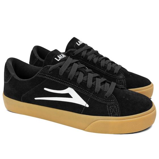 Imagem de Tênis Lakai New Port Black Gum Suede