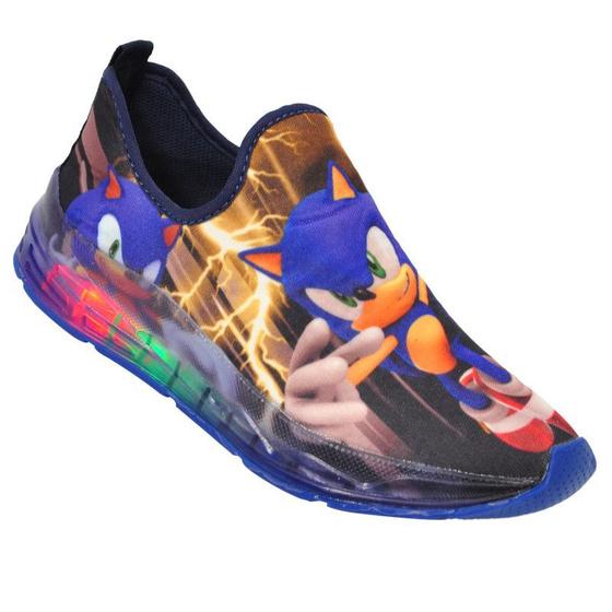 Tênis Led Infantil Sonic Calce fácil Slip On Meninos Luzinha Pisca é boa?