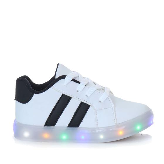 Imagem de Tênis Led Luz Pisca Infantil Masculino Branco ou preto