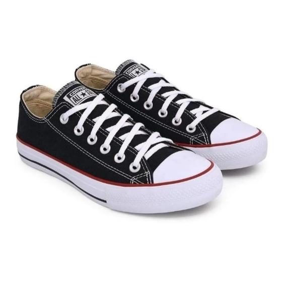 Tênis Masculino Cano Baixo All Preto Chuck Taylor Lift Star - Guilherme ...