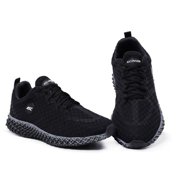 Tênis Masculino Casual esporte Preto do 34 ao 45 Macio e