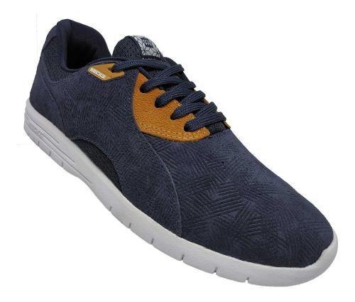 Imagem de Tênis Masculino Hocks On5 Em Couro Navy