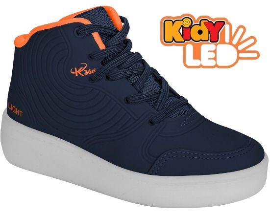 Imagem de Tênis Masculino Kidy Street Star Rodinhas Led 319-0005-3954