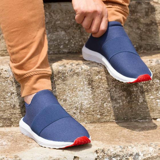 Imagem de Tênis Masculino Meia Academia Casual Leve Confortável Slip On