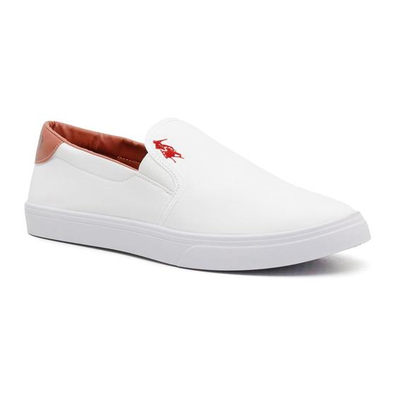 Imagem de tenis masculino polo Iate slip on sapatenis macio varias cores calce facil