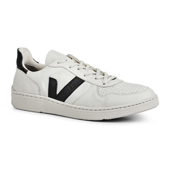 Imagem de Tenis Masculino Sandro Moscoloni Em Couro Volker Off White/Black