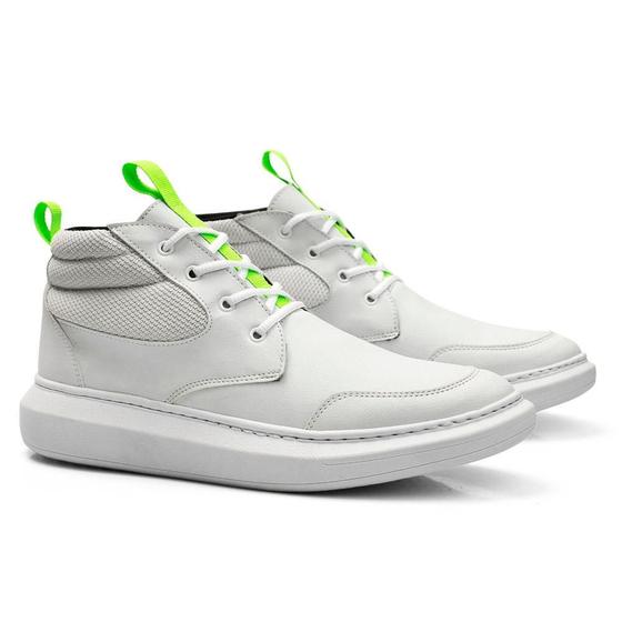 Imagem de Tênis Masculino Sneakers Cano Médio Confortável Casual